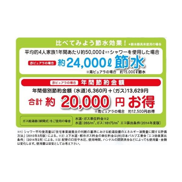 カクダイ 浄水シャワー ピュアラ ホワイト 357-900-W