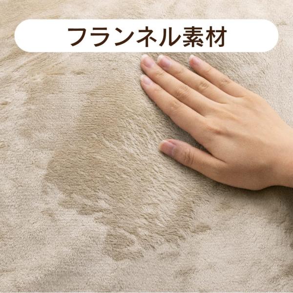 ゼピール 電気掛敷毛布 シャンパン DM-Y10FKSM-CN