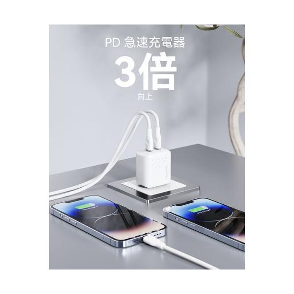 ボルトミー VOLTME USB急速充電器 Revo 35 Duo Lite USB PD(パワーデリバリー)対応 35W USB-C×2ポート ホワイト V2089