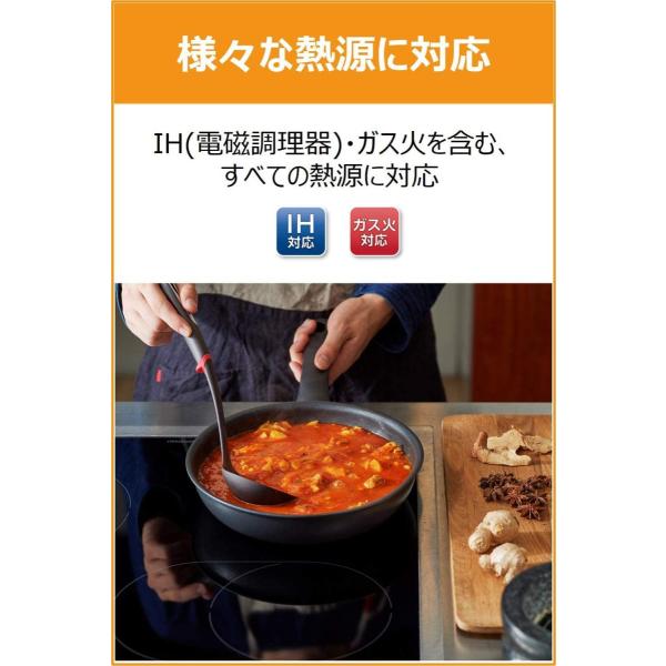 ティファール 28cm 深型 フライパン IH対応 IHハードチタニウム・アンリミテッド ウォックパン G26519