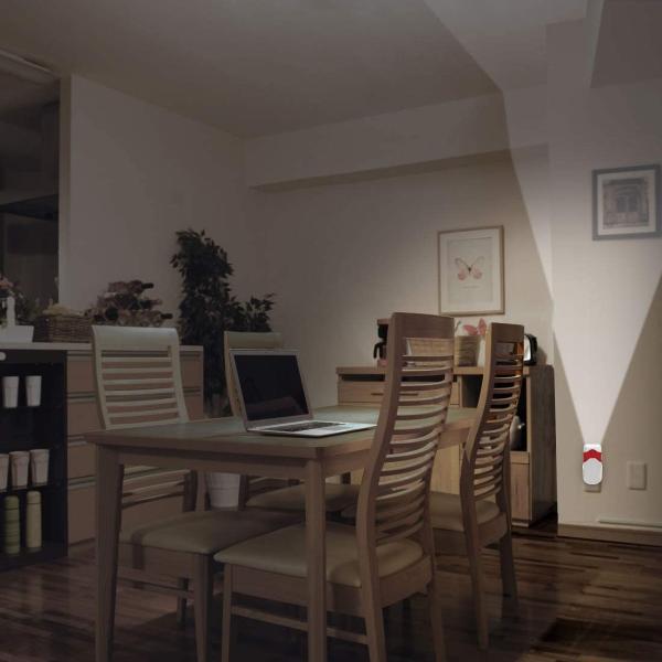 ムサシ 日常使い&災害対策 パッと点灯ライト 置くだけ充電 AL-201