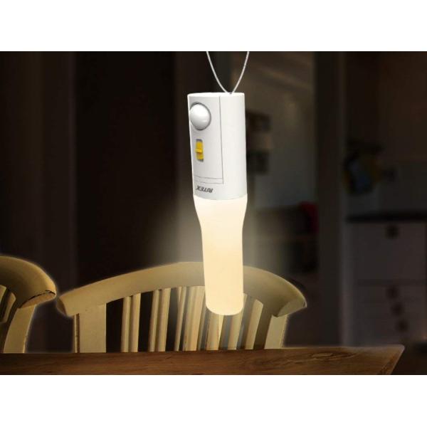 ムサシ どこでもセンサーライトおかえりプラス懐中電灯(乾電池式) ASL-035 W