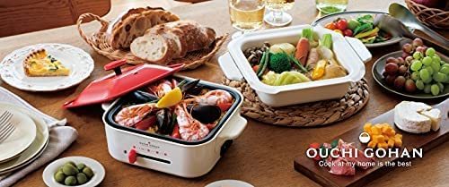 訳あり 箱不良 アピックス 四角い鍋&グリル ホットプレート グリルプレート AHP-152(IV) (A・D)