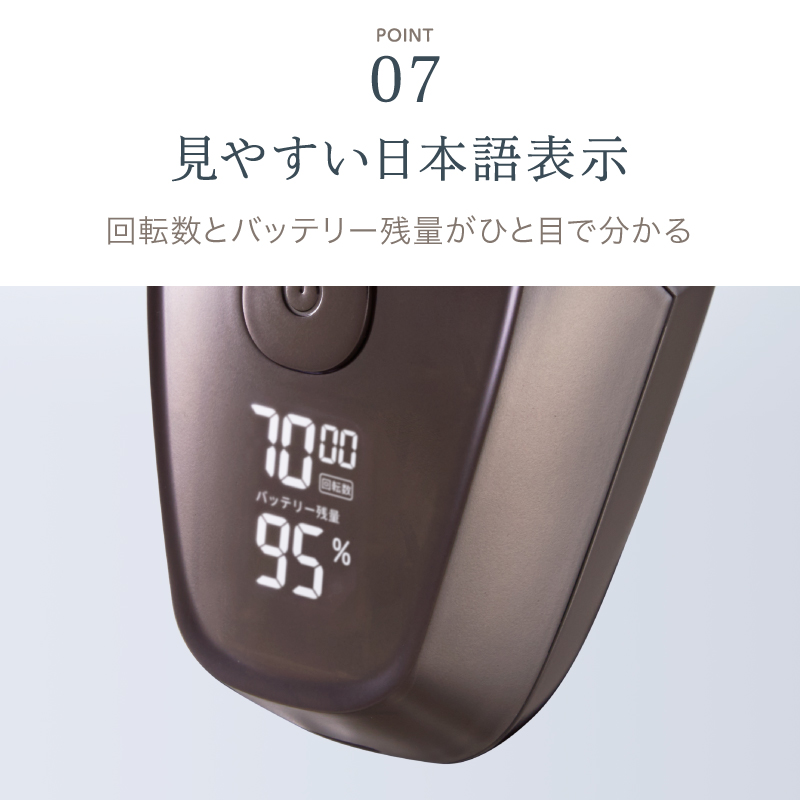 APIX BEAUM 7ヘッドボディシェーバー ASV-B07 (GY)