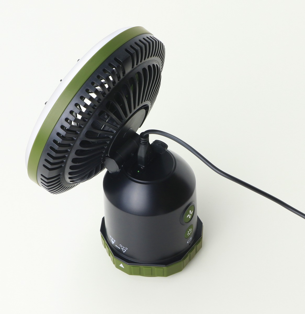 訳あり 箱不良 ゼピール モバイルライトファン DLF-H09L