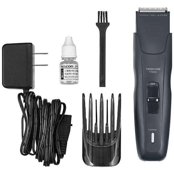 テスコム ヘアカッター・バリカン 充電・交流式 ダークグレー TT690A(H)