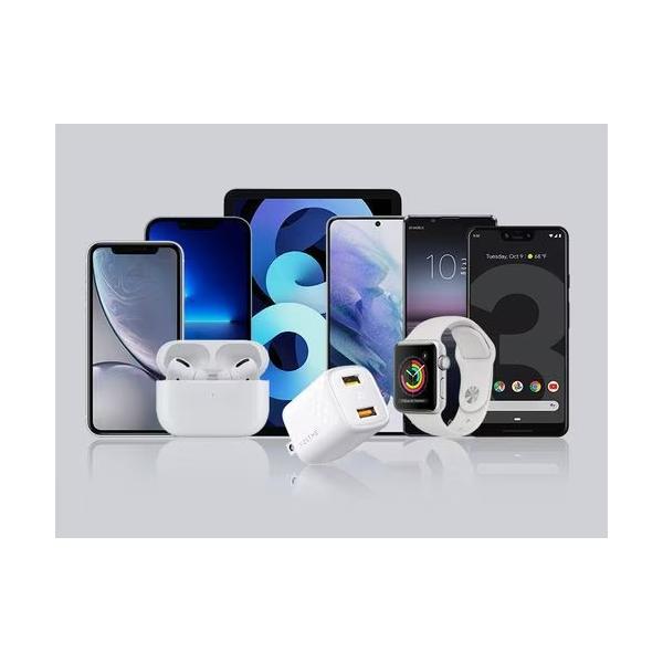 ボルトミー VOLTME USB AC充電器 Revo 12 Duo 2.4A USB-A×2ポート 折りたたみ式プラグ ホワイト V2078