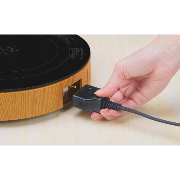 SURE 石崎電機製作所 丸型IH調理器 SICH-W1400(WO)