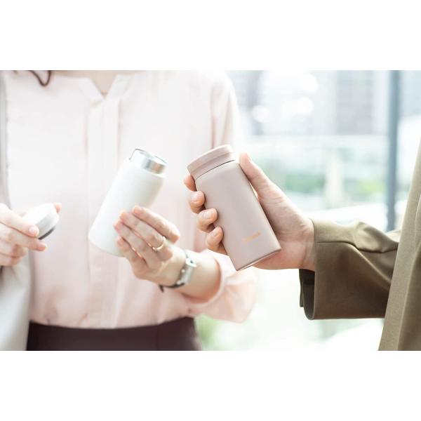 ピーコック ステンレス ボトル マグボトル 保温 保冷 200ml ミルクホワイト AKB-21(W)