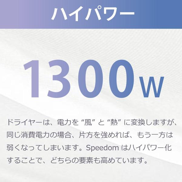 テスコム プロテクトイオンドライヤー Speedom TID2400B-W