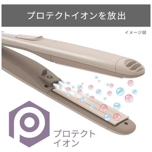 テスコム プロテクトイオン スチーム ストレートアイロン 国内・海外対応 クレイベージュ TS850A(C)