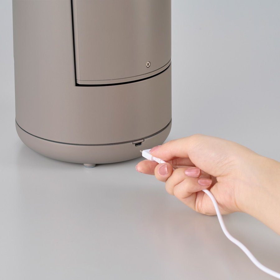 アピックス SOTOMO DCモーター搭載 充電式 フォールディング サーキュレーター AFC-270B(GY)