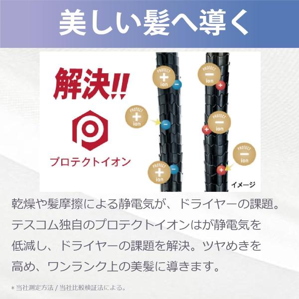 テスコム プロテクトイオンドライヤー Speedom TID2400B-W