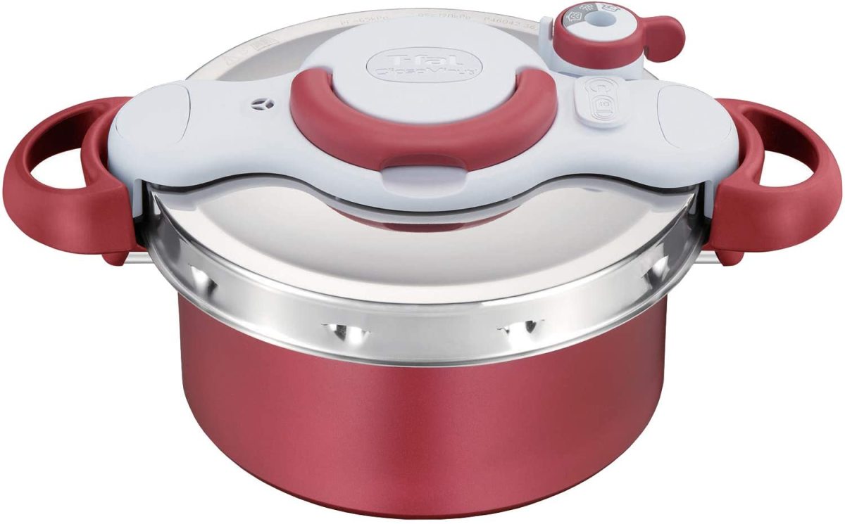 ティファール 圧力鍋 4.2L IH対応 2~4人用 クリプソ ミニット デュオ ルージュ 4.2L P4704231