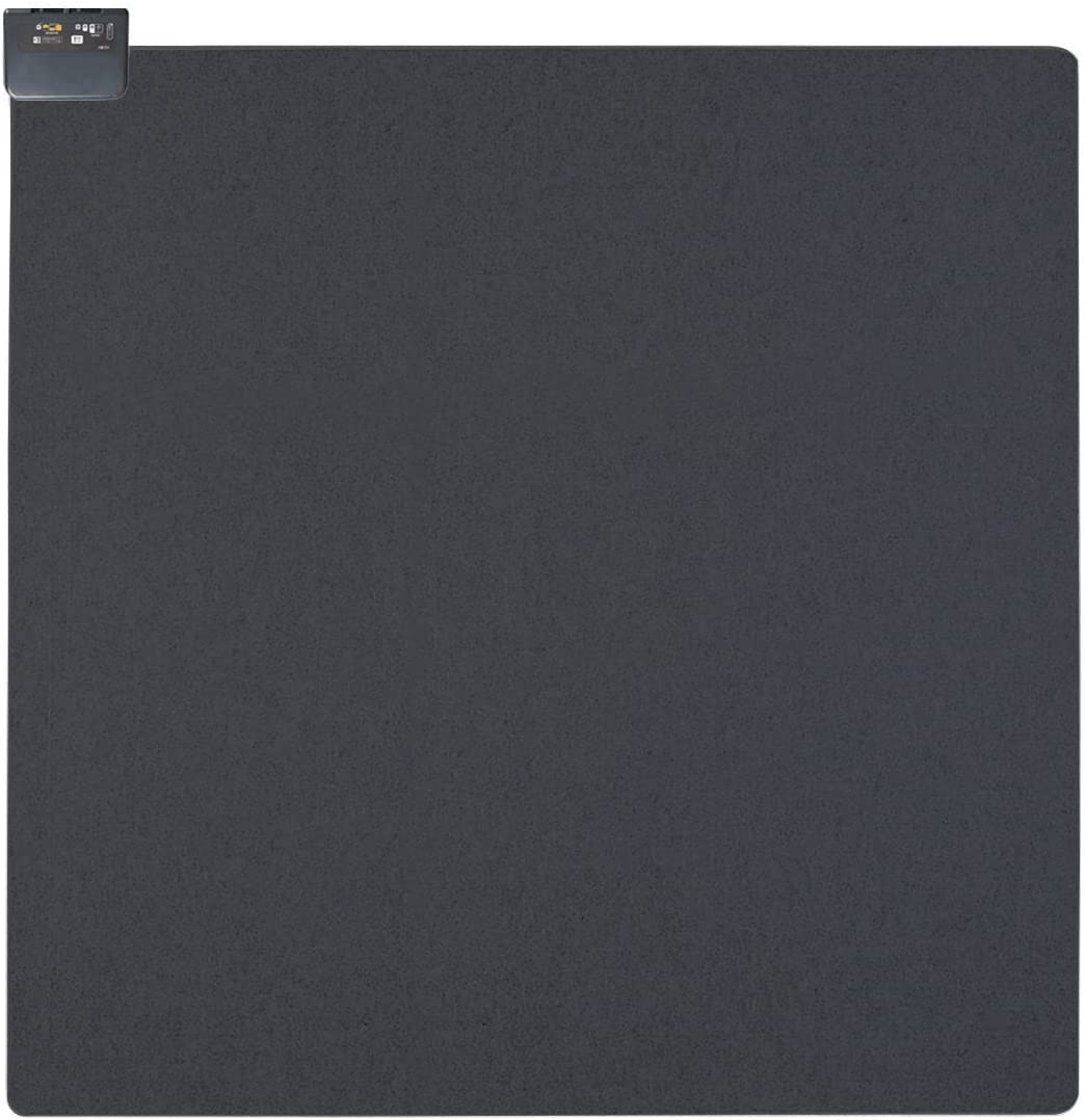 広電 (KODEN) 電気カーペット ホットカーペット 本体 176×176cm 2畳 遠赤 速暖 暖房面切換 8hOFF 室温センサー付 スライド温度調節 ダニクリーン CWC201F-C