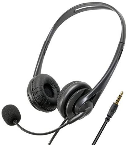 多摩電子工業 ヘッドセット φ3.5mmミニプラグ 両耳 ヘッドバンドタイプ TSH70K