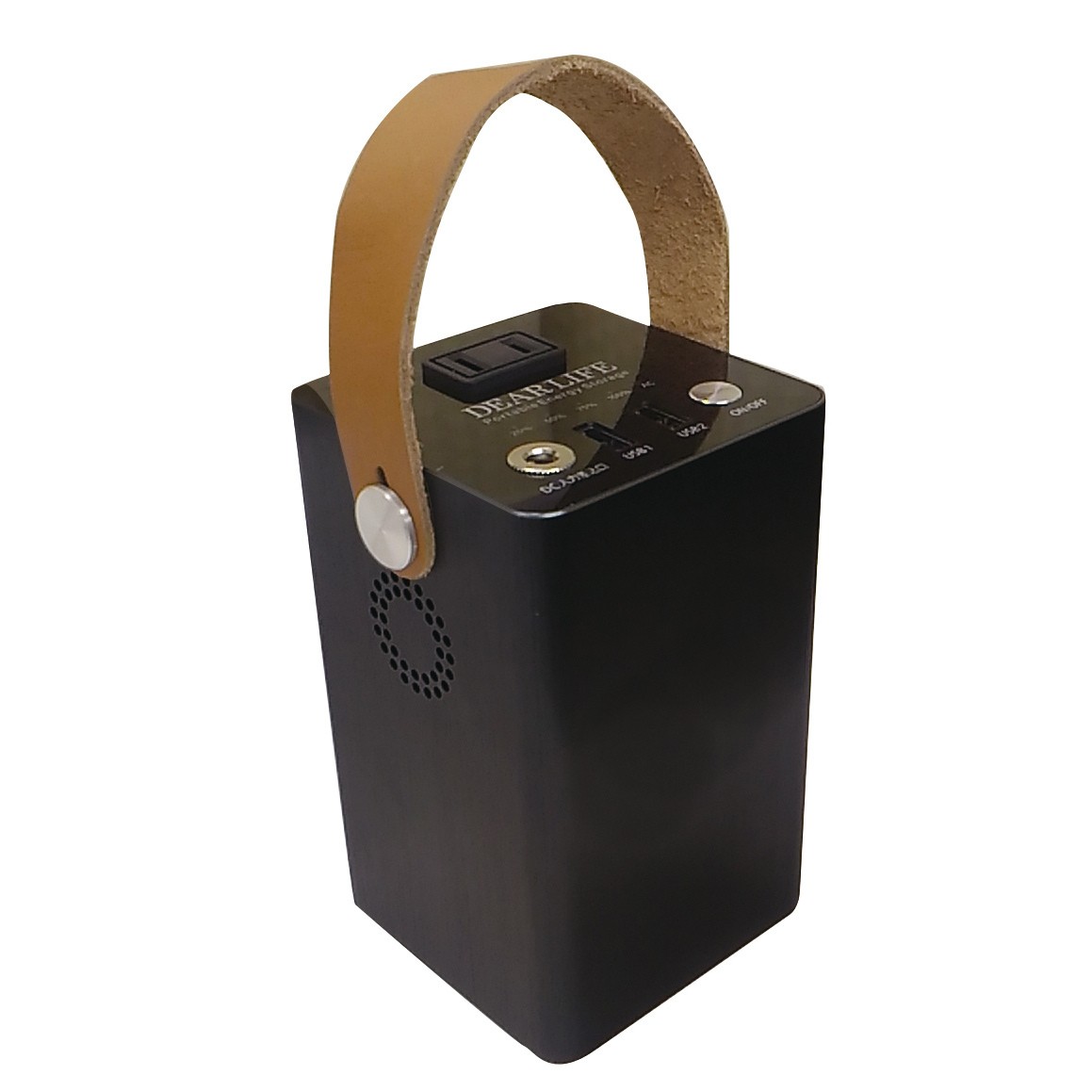 DEAR LIFE ポータブル蓄電池 エナジープロS ダークグレー&ブラック LB-100