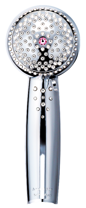 Toshin Angel Air クリスタル マイクロバブルシャワーヘッド ピンク TH-037-P