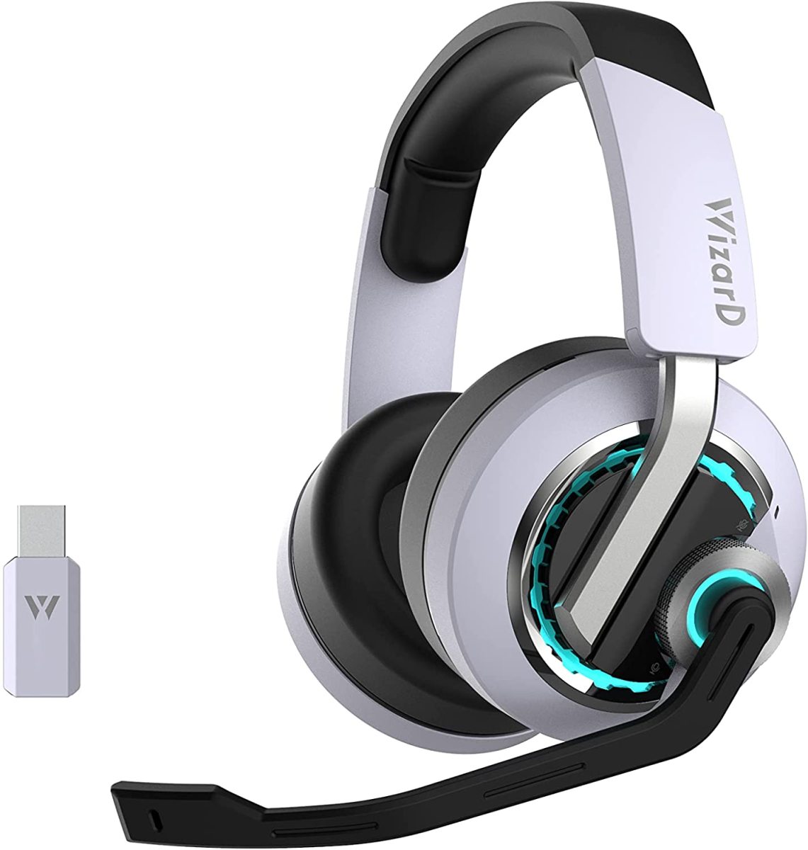 WizarD 2.4G&Bluetooth5.1 ワイヤレス ゲーミング ヘッドセット 7.1chバーチャルサラウンド 低遅延 HK21C1