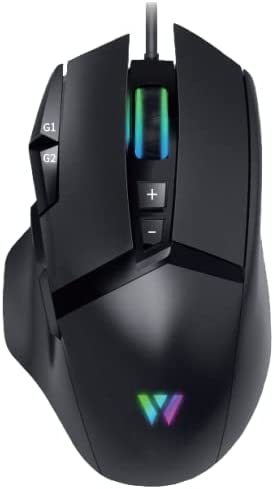 WizarD 有線 多機能 ゲーミングマウス 9ボタン 4000DPI MK21C3