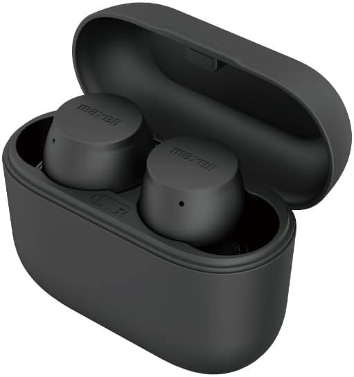 マクセル Bluetooth対応 完全ワイヤレス カナル型 ヘッドホン ブラック MXH-BTW510(BK)