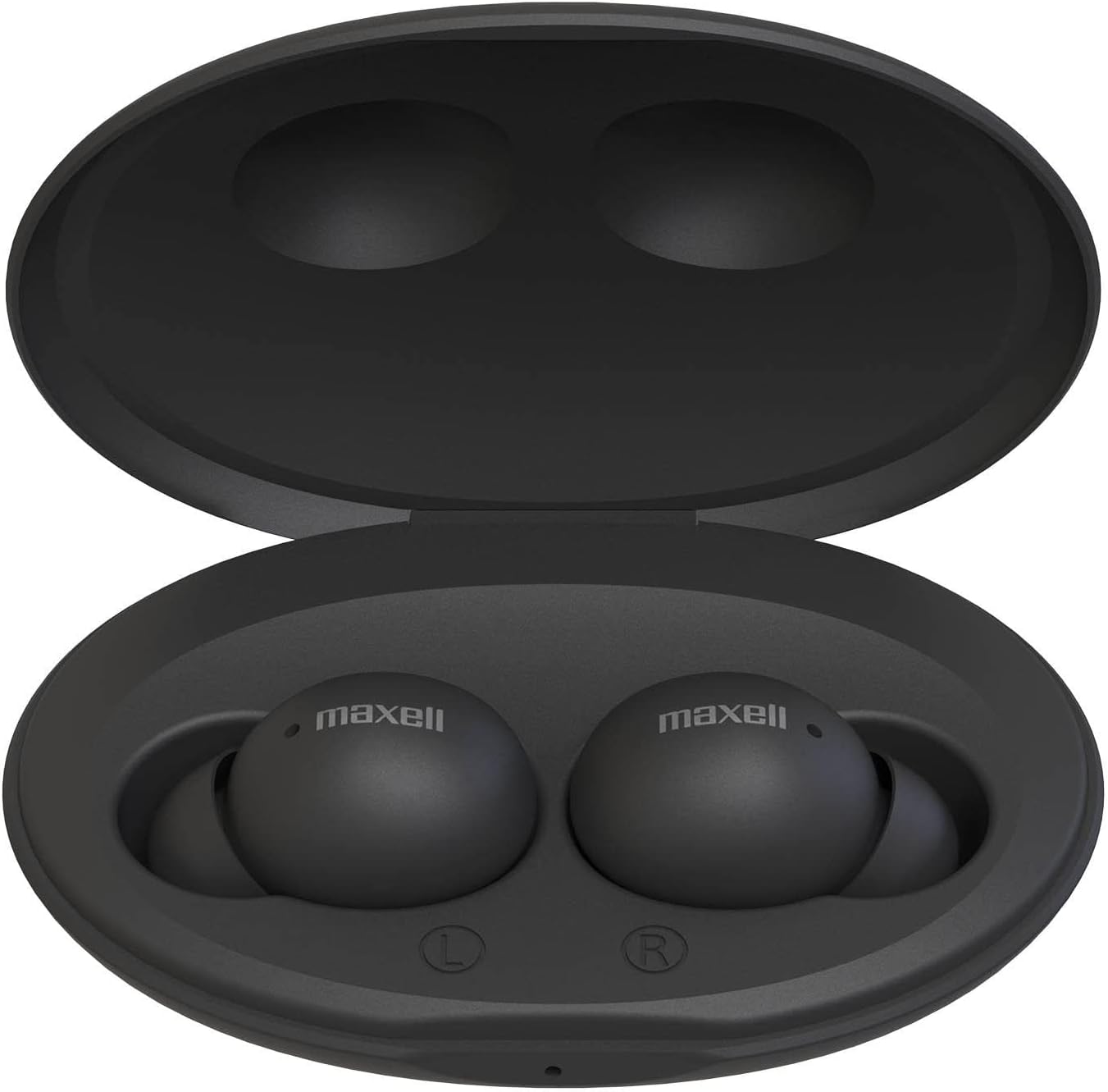 マクセル Bluetooth対応 完全ワイヤレス カナル型 ヘッドホン ブラック MXH-BTW400BK