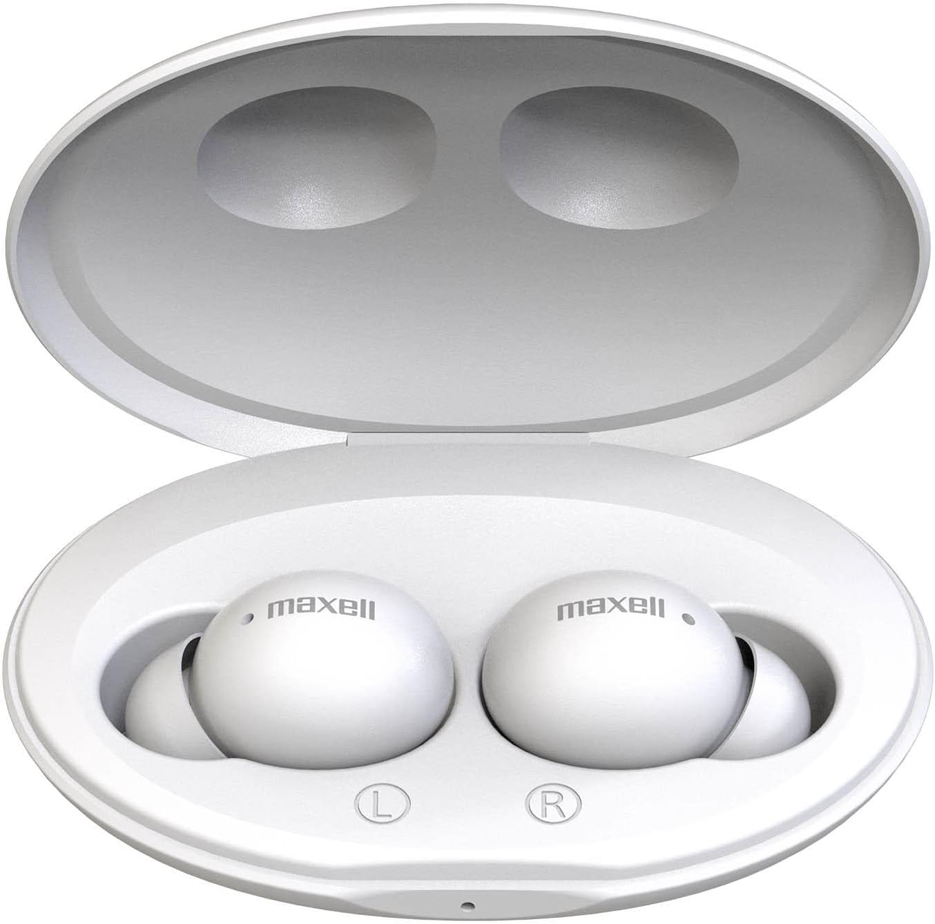 マクセル Bluetooth対応 完全ワイヤレス カナル型 ヘッドホン ホワイト MXH-BTW400WH