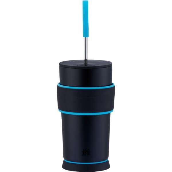 ピーコック ゲーミングストローボトル 550ml ブルーブラック ATX-R55(AB)