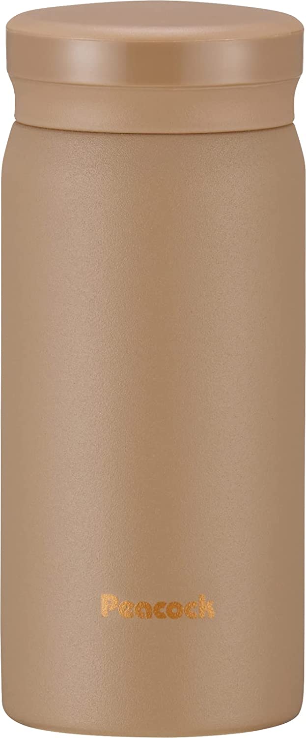 ピーコック ステンレス ボトル マグボトル 保温 保冷 200ml モカブラウン AKB-21(T)
