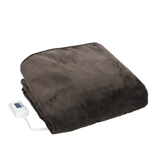 ゼピール 電気掛敷毛布 抗ウイルス・消臭 188×130cm DM-Y421KSL-BR