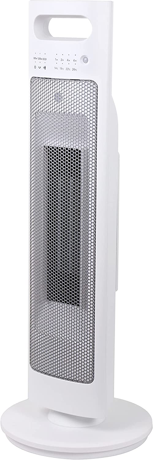 ゼピール 人感センサー付 セラミックヒーター DTC-L120M-WH