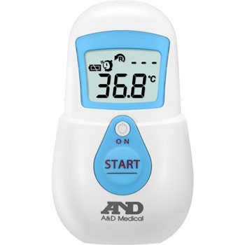 A&D 非接触体温計 でこピッと ブルー UTR-701A-JC