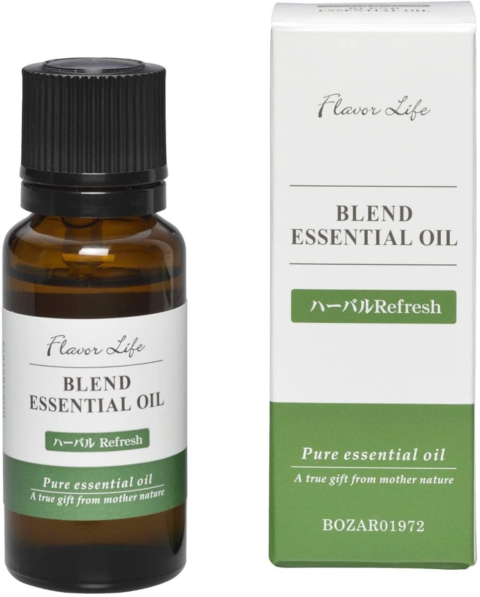 フレーバーライフ Flavor Life 日本製 ブレンドエッセンシャルオイル ハーバルRefresh 20ml BOZAR01972