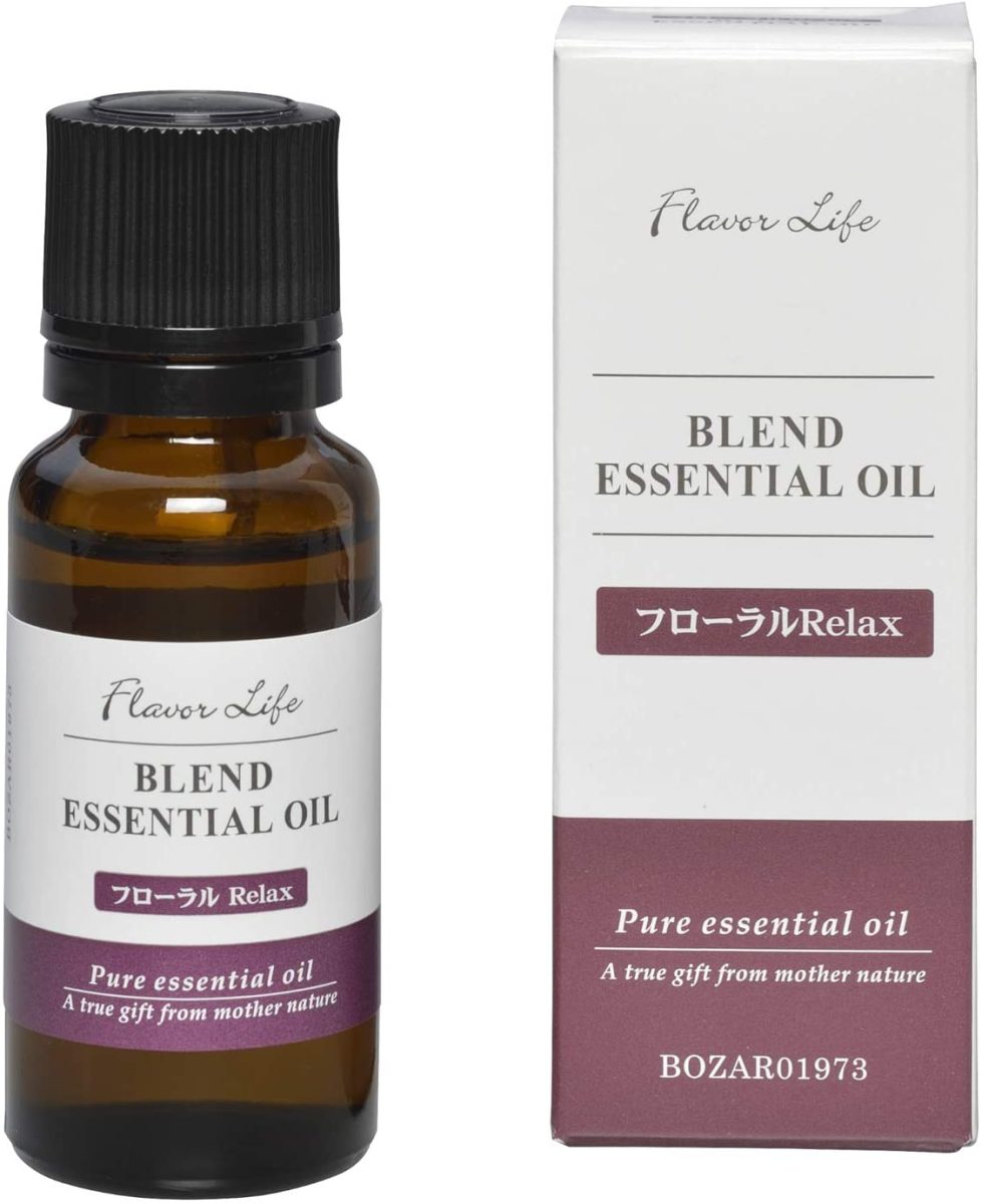 フレーバーライフ Flavor Life 日本製 ブレンドエッセンシャルオイル フローラルRelax 20ml BOZAR01973