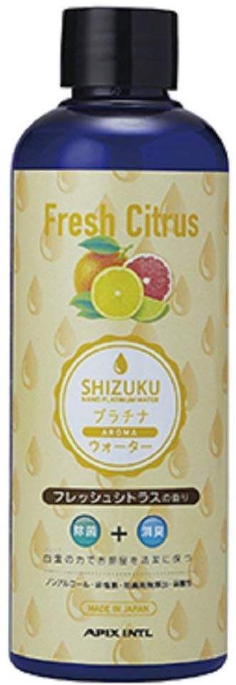 アピックス SHIZUKU ナノプラチナアロマウォーター 200ml フレッシュシトラス APA-002