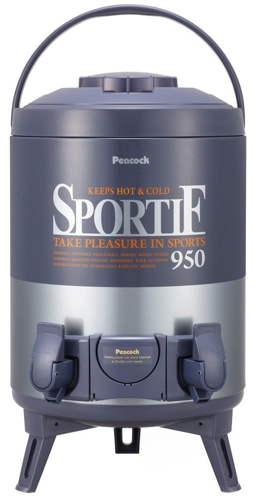 ピーコック魔法瓶 ダブルコックキーパー(9.5L) INW-100 ブルーグレー(AH)