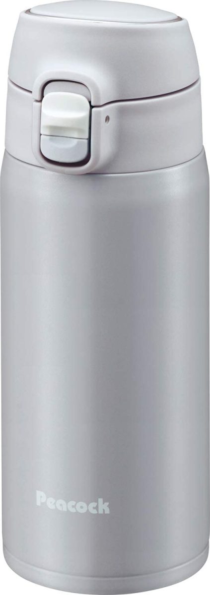 ピーコック ロック式ワンタッチマグ 400mlフレッシュグレー AKM-40(H)