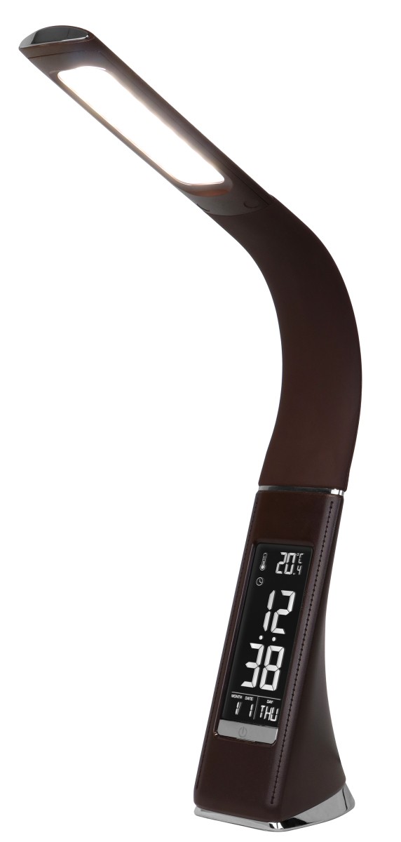 ゼピール LEDスタンドライト(デジタル表示付き) DLS-H2008-BR