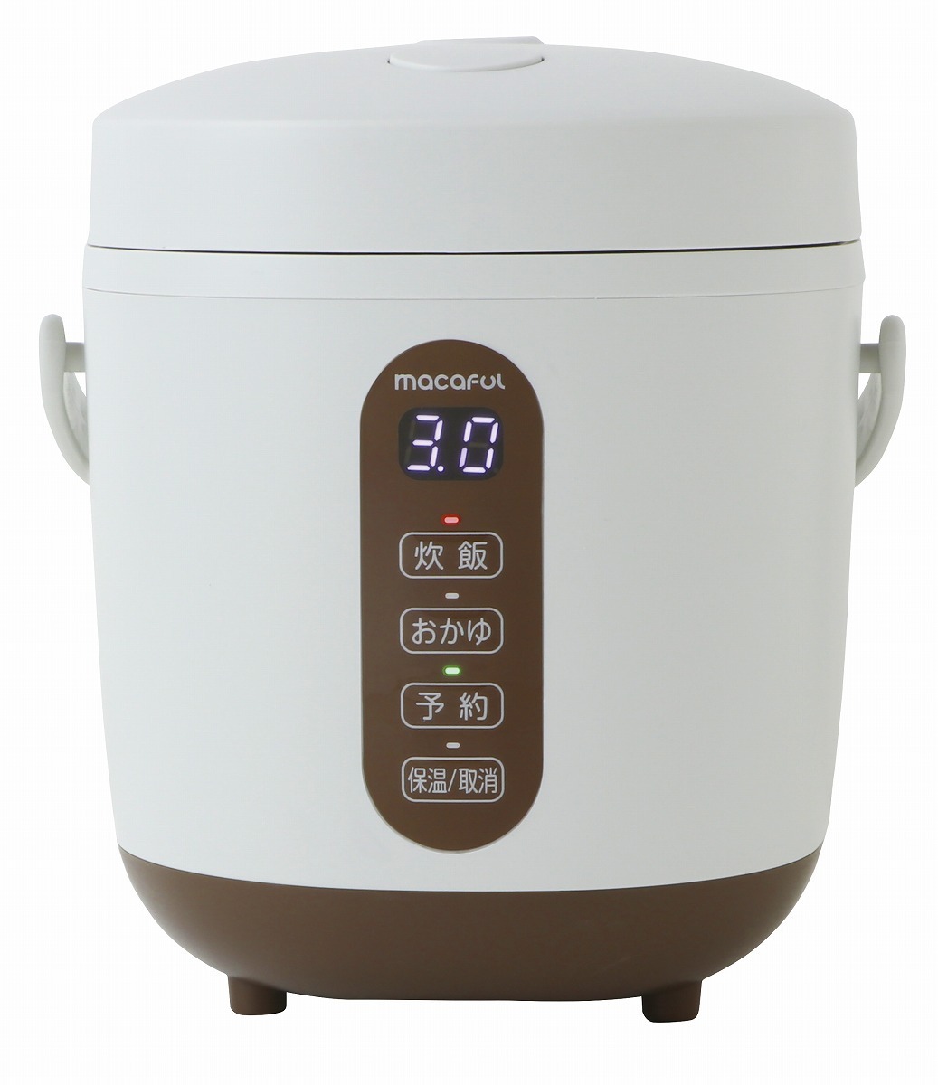 マカフル ミニライスクッカー MRC-15L-GRG