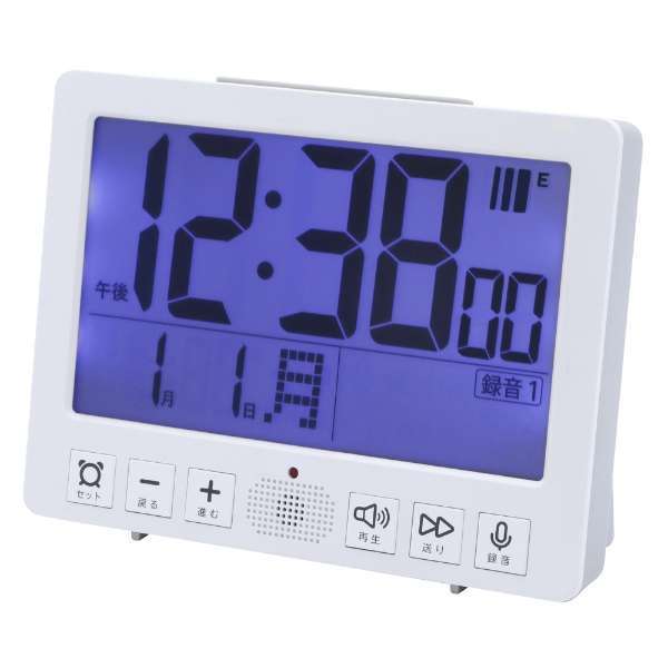 ゼピール 声を録音・再生できる メッセージクロック 想いの時計 ～いつでも一緒～ DDC-YK60L
