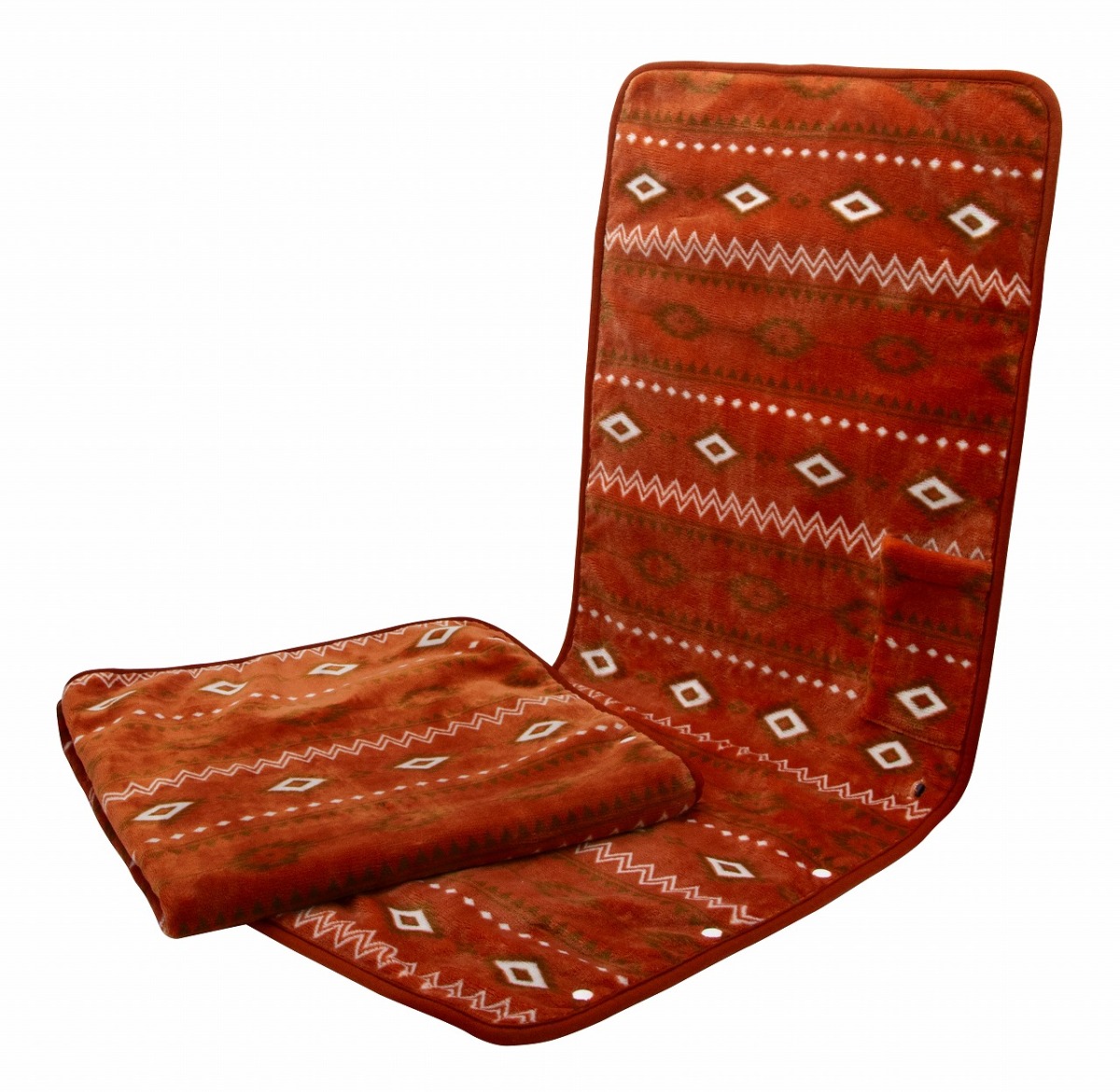 ゼピール どこでもあったかマット DAM-B10L-RD