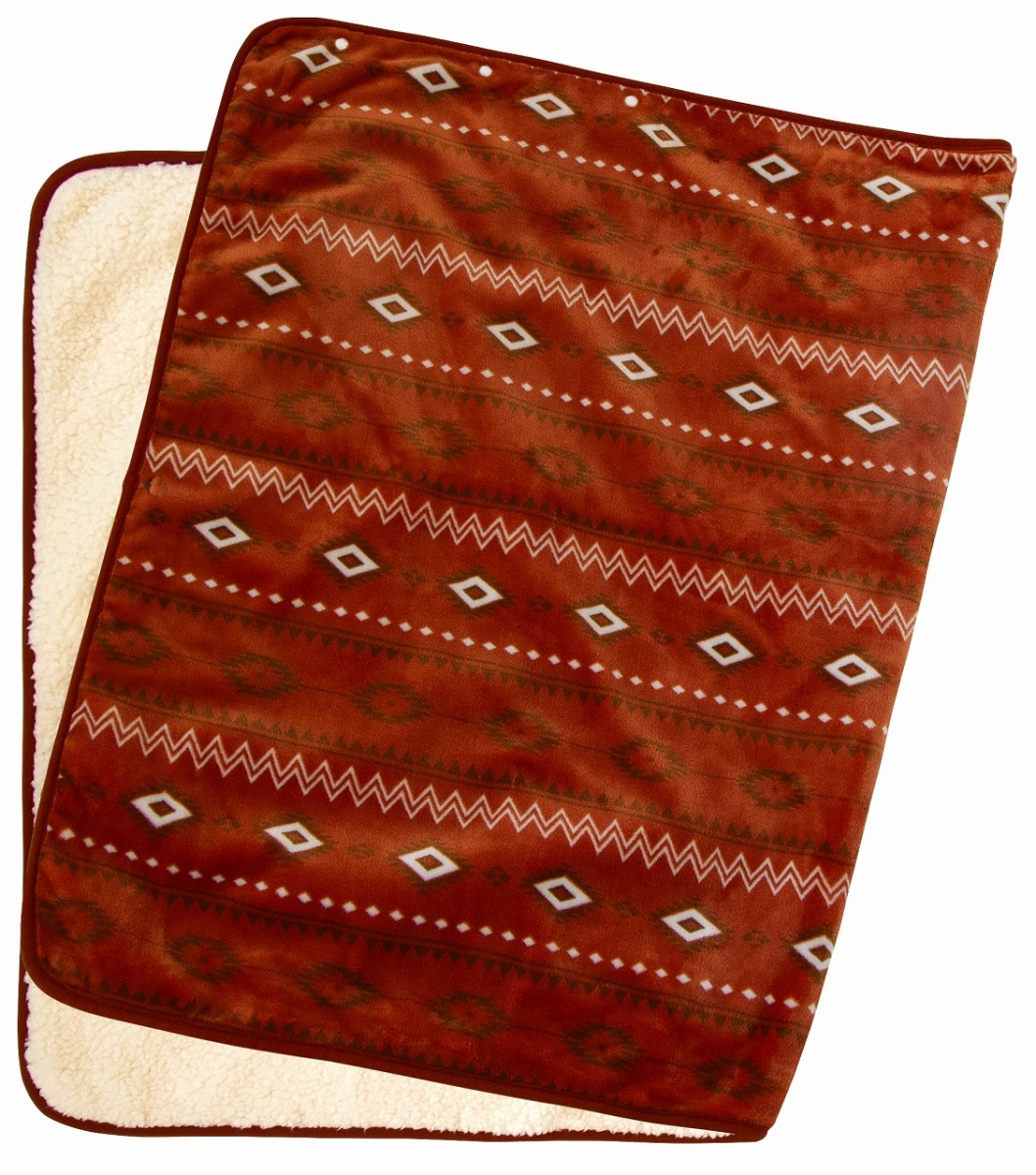 ゼピール どこでもあったかブランケット DAB-B11L-RD