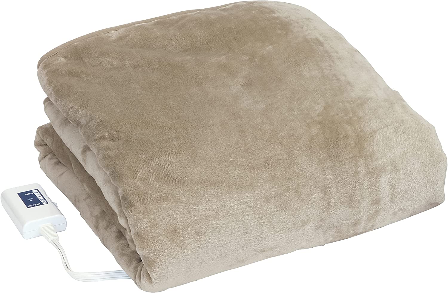 ゼピール 電気掛敷毛布 シャンパン DM-Y10FKSM-CN