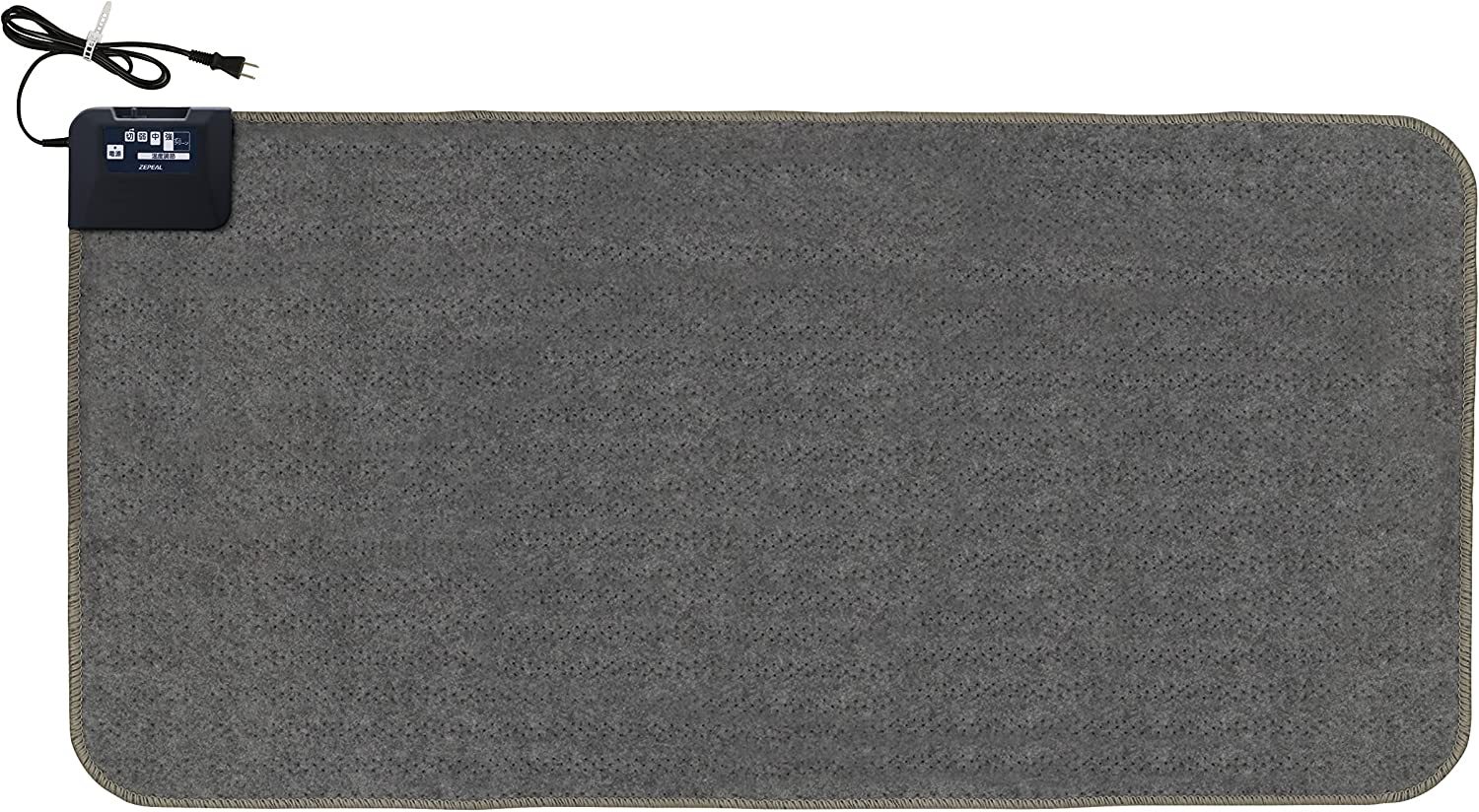 ゼピール 1畳用電気カーペット単体 グレー DK-Y1010SM-G