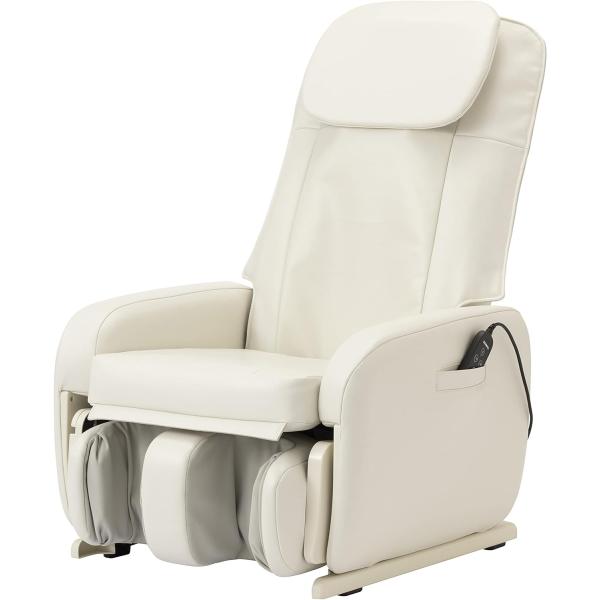スライヴ THRIVE マッサージチェア 「コンパクトでも機能は豊富 フット部分はオットマンにも変形 」 くつろぎ指定席 Light ホワイト CHD-3820(WH)