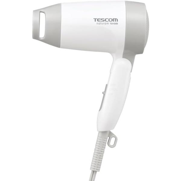 テスコム ヘアドライヤー 折りたたみ 軽量 ホワイト TD105B-W