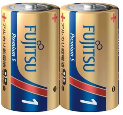 富士通 アルカリ乾電池単1形 2本パック プレミアムSタイプLR20PS(2S)