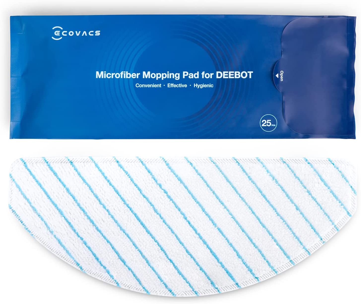 エコバックス ECOVACS DEEBOT 交換用消耗品 モップセット (T8/N8+ (使い捨て)25枚入り D-MM25-2027